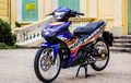 Modifikasi Yamaha MX King 150 Jubah Repsol Kece Berpelek Jari-jari