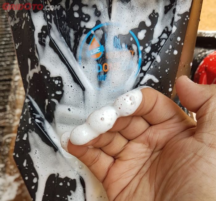 Sabun yang dihasilkan oleh alat sabun snow tangan
