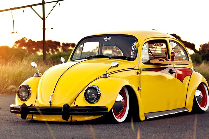 Modifikasi VW Kodok tetap klasik tapi mencolok