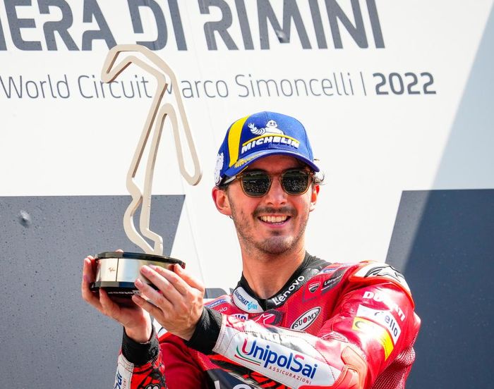 Setelah bersaing dengan Enea Bastianini, Francesco Bagnaia menang di MotoGP San Marino 2022
