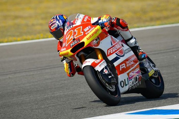 Fabio di Giannantonio, pembalap Federal Oil Gresini Moto2 mampu jadi yang tercepat di Moto2 Jerez (02/05/2021)