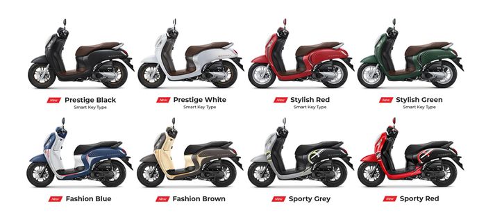 Pilihan warna Honda Scoopy