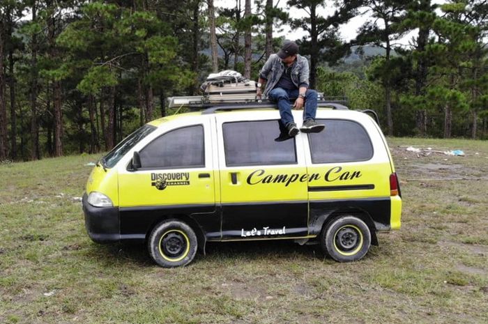 Modifikasi Daihatsu Zebra Espass jadi campervan simpel