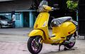 Vespa Sprint Berbodi Kuning, Makin Menawan Dengan Aksesori Mahal