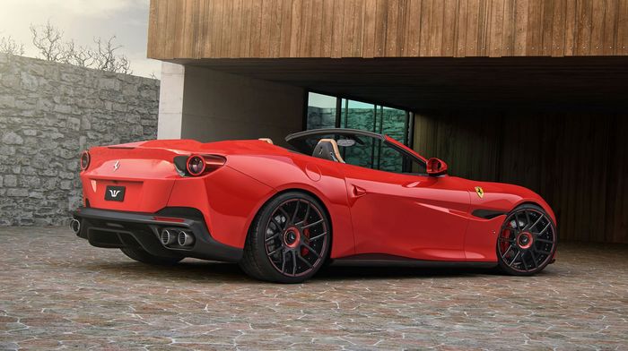 Tampilan belakang Ferrari Portofino garapan Wheelsandmore