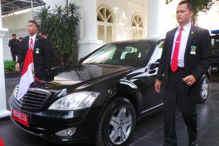 Ilustrasi Mercedes-Benz  S 600 Guard yang dipakai Wakil Presiden