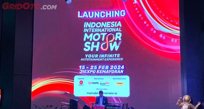 Acara launching IIMS 2024 yang berlangsung di Senayan Park, Jakarta Pusat.