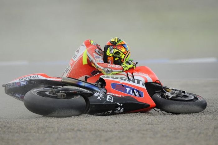 Valentino Rossi saat masih di Ducati