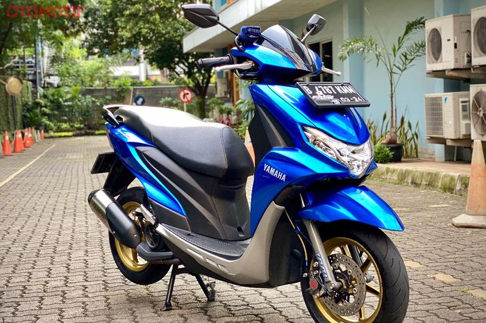 Yamaha FreeGo Jadi Sporty, Modal Visor Rp 60 Ribu, Karya Anak Bangsa