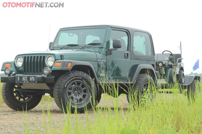 Jeep TJ Ngagetin, Tampang Standar, Performa Mobil Rock Crawling