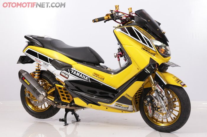 Yamaha NMAX Mentereng, Setang Telanjang, Lampu Fortuner VRZ Nempel