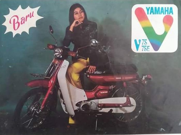 Poster Iklan Yamaha V75