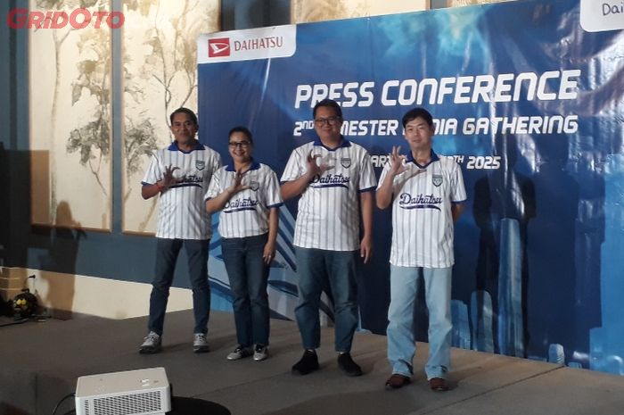 Konferensi pers Daihatsu di Jakarta, Kamis (17/7/2025).