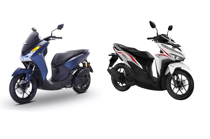 Yamaha Lexi 125 dan All New Honda Vario 125