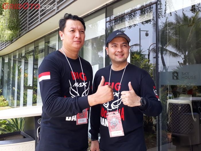 Freddy Adam, Ketua Umum Big Max Indonesia chapter Banten, bersama Selwyn Demas, Wakil Ketua Umum Big Max Indonesia chapter Banten