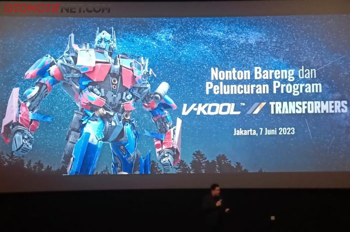 Nonton bareng dan peluncuran program V-KOOL x Transformer dengan hadiah merchandise resmi Transformers
