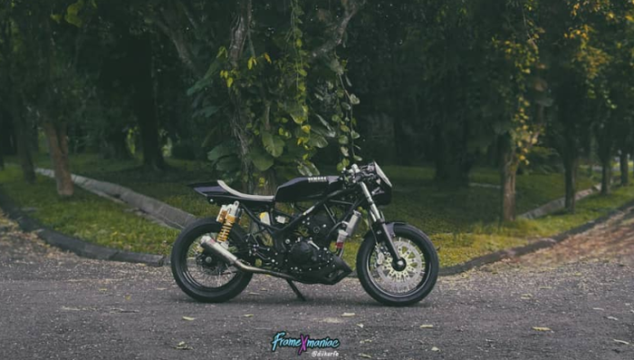 Secara keseluruhan motor bernama Calypso ini tampak kekar meski tanpa fairingnya