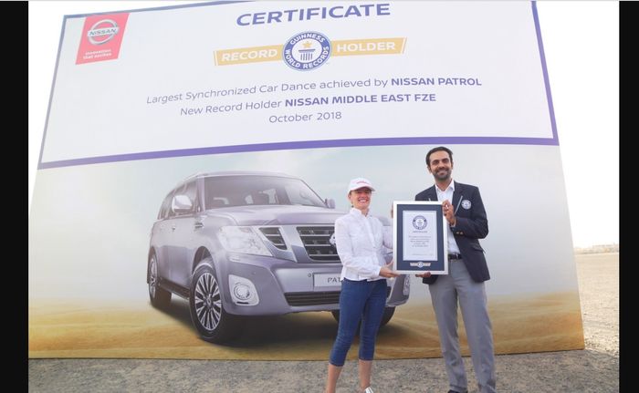 Aksi ini mendapatkanrekor dunia