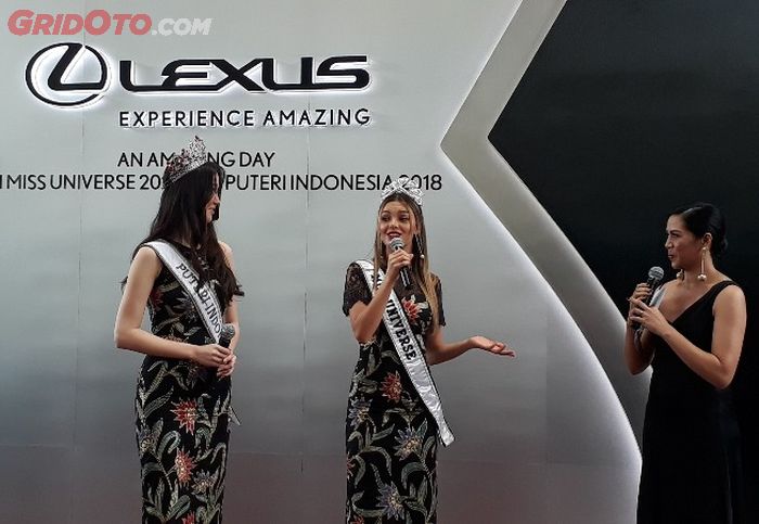 Miss Universe dan Putri Indonesia berbagi pengalaman dengan pengguna Lexus