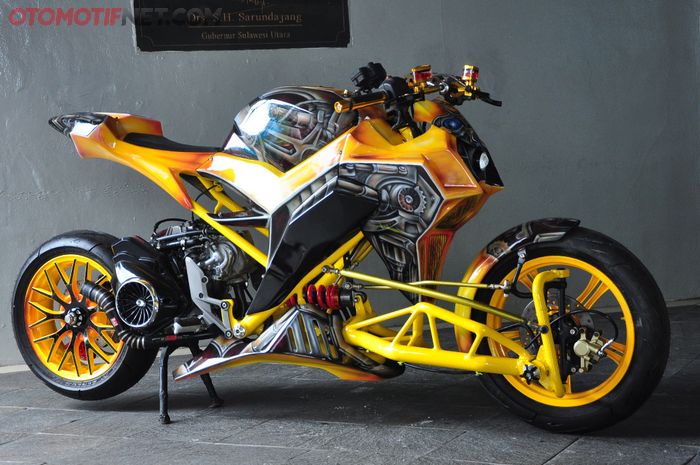 Honda Vario 125 Bergaya Bumblebee, Sabet Gelar King di Mantos Auto Contest 2019