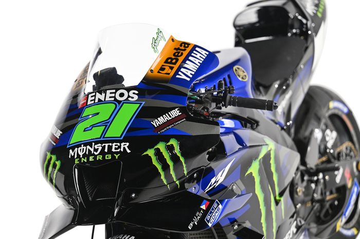 Livery baru tim Monster Energy Yamaha MotoGP 2023, tampil dengan tema militer