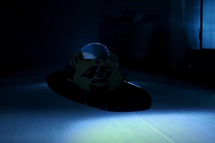 Penampakan YZR-M1 di teaser YZR-M1 2019 unggahan Yamaha