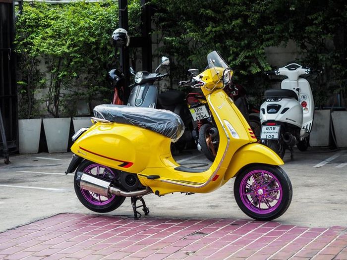 Modifikasi simpel Vespa Sprint 
