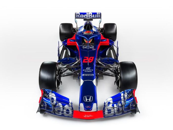 Mobil F1 tim Toro Rosso yang digunakan di musim 2018