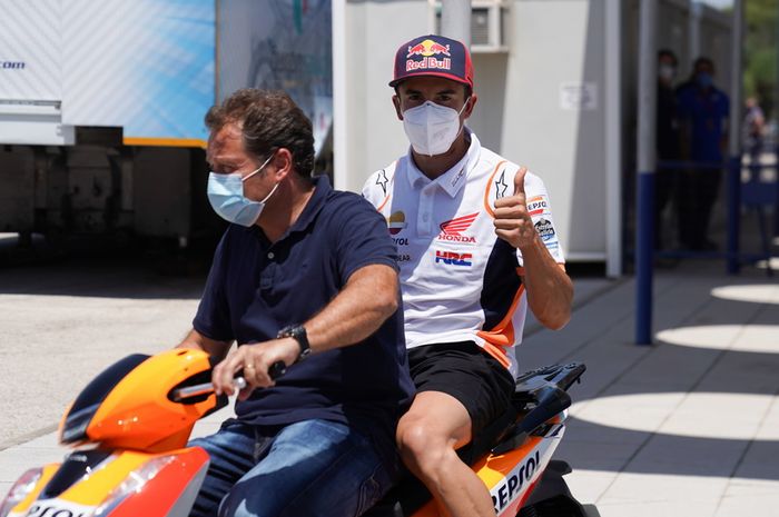 Marc Marquez dinyatakan fit untuk bisa balapan di MotoGP Andalusia 2020