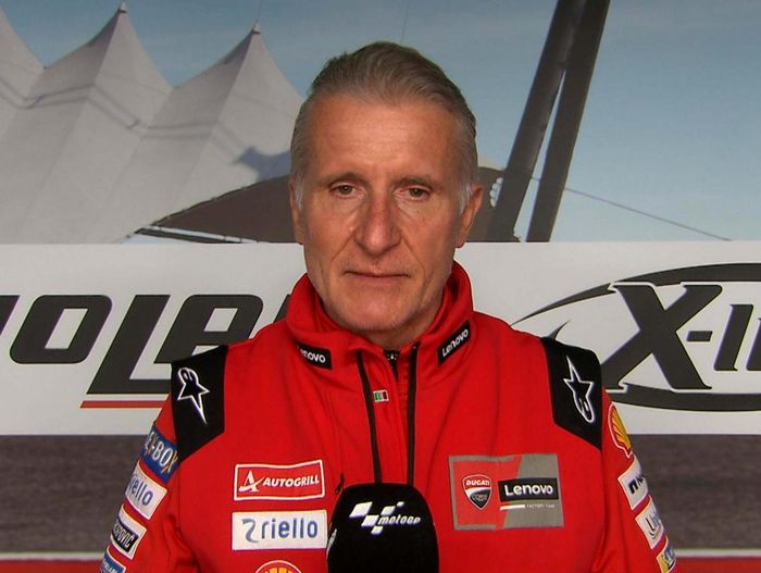 Paolo Ciabatti selaku Sporting Director Ducati Corse juga memiliki pendapat yang sama dengan Lin Jarvis