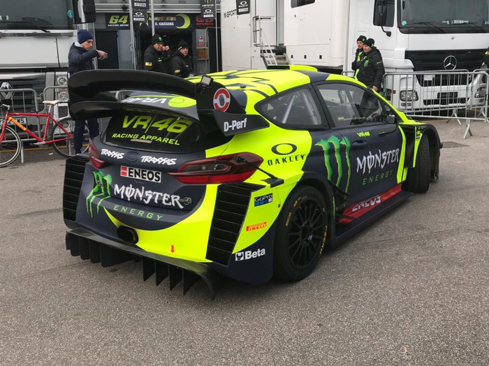 Ford Fiesta WRC +, mobil Valentino Rossi di Monza Rally Show 2018