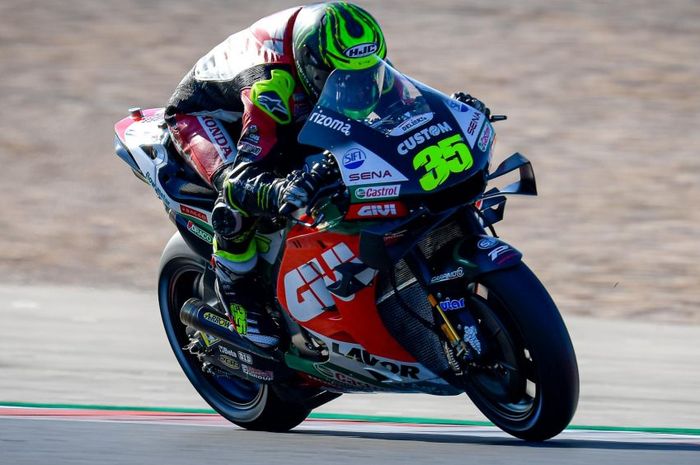 Cal Crutchlow tercepat di warm up MotoGP Portugal 2020