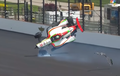 Video Detik-detik Mobil Terbang, Pembalap Red Bull Junior Kecelakaan di Indy 500
