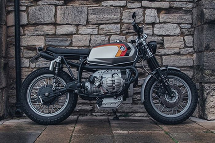 BMW R45 scrambler garapan Side Rock Cycles 