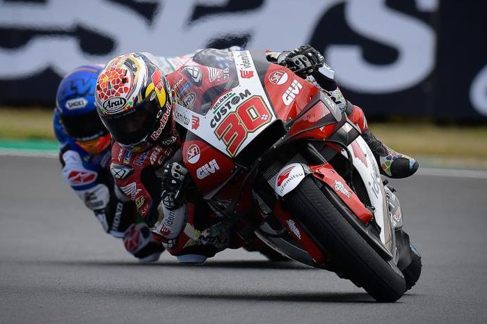Pembalap tim LCR Honda, Takaaki Nakagami finish urutan tujuh di MotoGP Prancis 2021, Minggu (16/05).