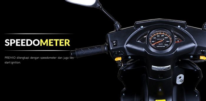 Desain panel instrumen APPKTM Premio mirip Honda Vario 110
