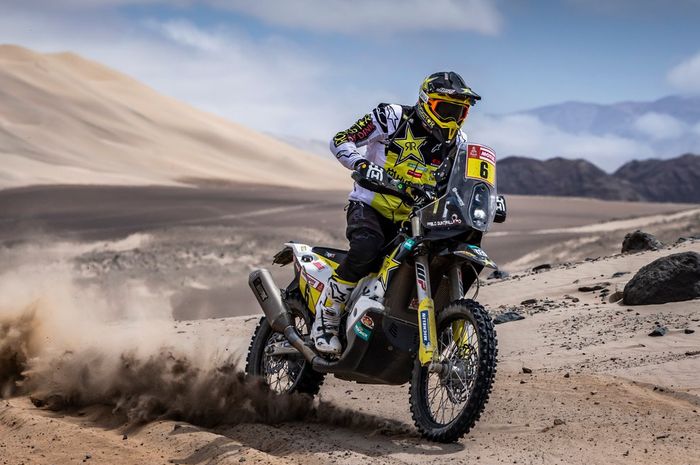 Pablo Quintanilla saat memimpin di stage 7 Reli Dakar 2019