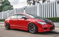 Honda Civic FD Merah Sporty, Jadi Keren Padukan Part Type R dan Si
