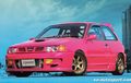Feminin Sporty Toyota Starlet GT Turbo Konversi Muka Glanza 