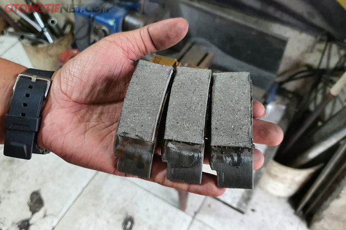 Kampas ganda racing hasil pantekan atau relining buatan 126 Project