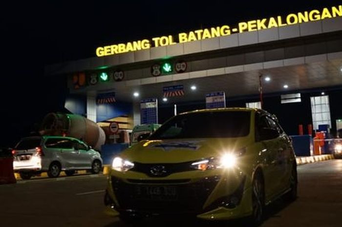 Ilustrasi gerbang tol  Batang-Pekalongan