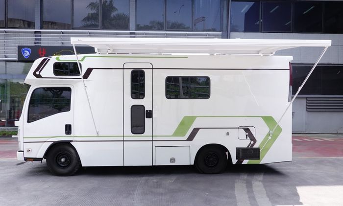 Delima Jaya klaim ada garansi 1 tahun untuk craftsmanship karoseri motorhome yang dikerjakan mereka 