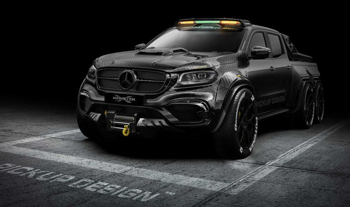 Tampilan depan Mercedes-Benz X-Class dari Carlex Design