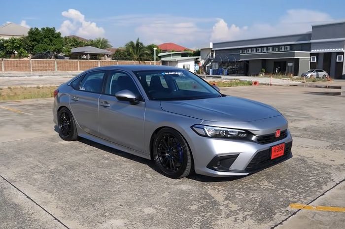 Modifikasi All New Honda Civic asal Thailand bergaya street racing 