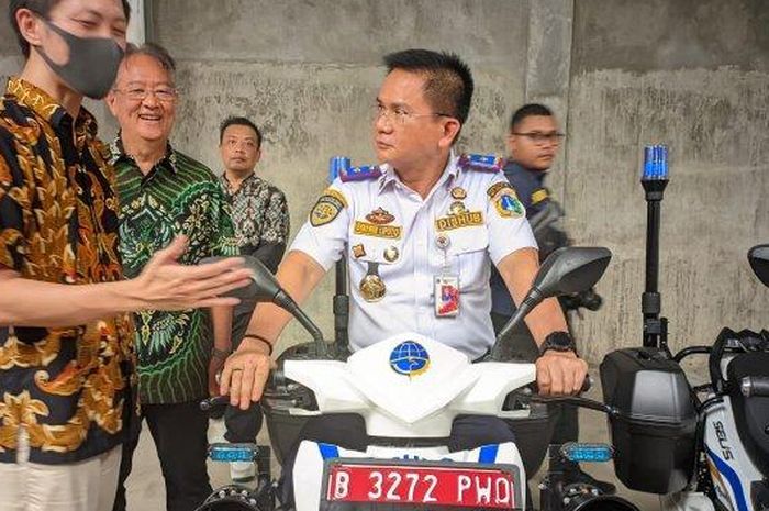 Selis Agats jadi motor listrik patroli Dishub DKI Jakarta