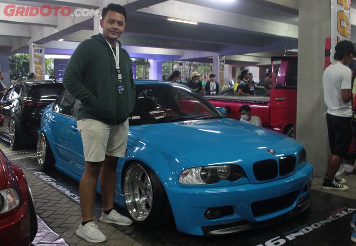 Bro Fahry dengan BMW E46 modifikasinya