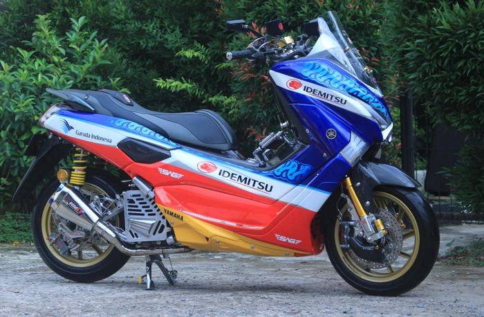 Yamaha NMAX Mandalika Racing Team, punya setup kaki-kaki kece