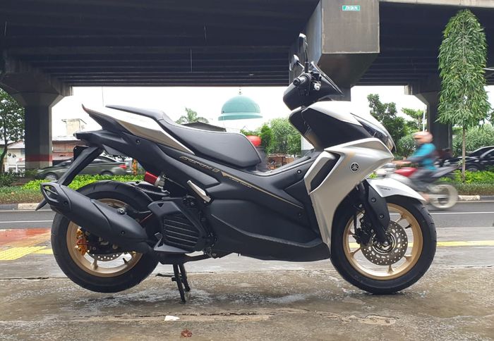 All New Aerox 155 Connected bisa pakai cakram belakang, siapkan dana Rp 5 jutaan