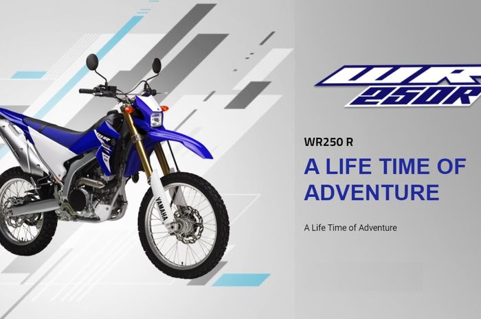 WR250 R trail Yamaha yang dijual dengan status CBU