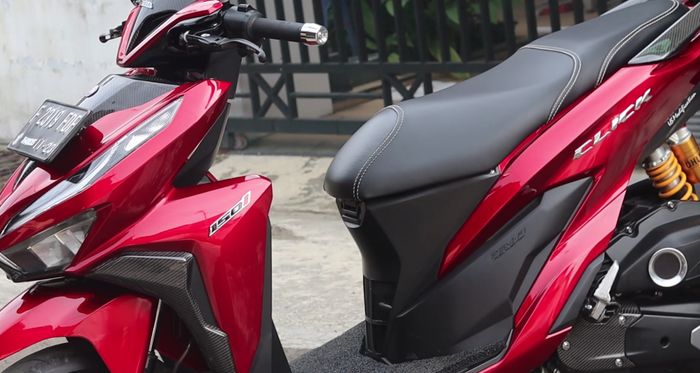 Bodi Honda Vario 150 repaint merah candy